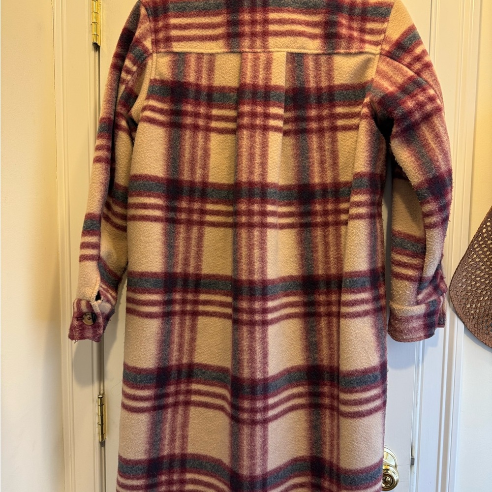H&M Plaid Shirt Jacket - Picture 3 of 5